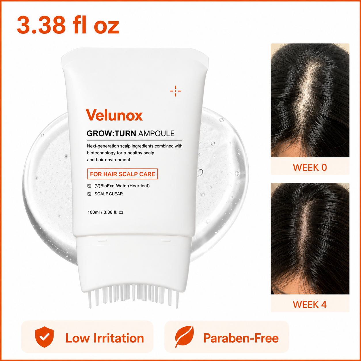 Hair Growth Serum with Massage Brush