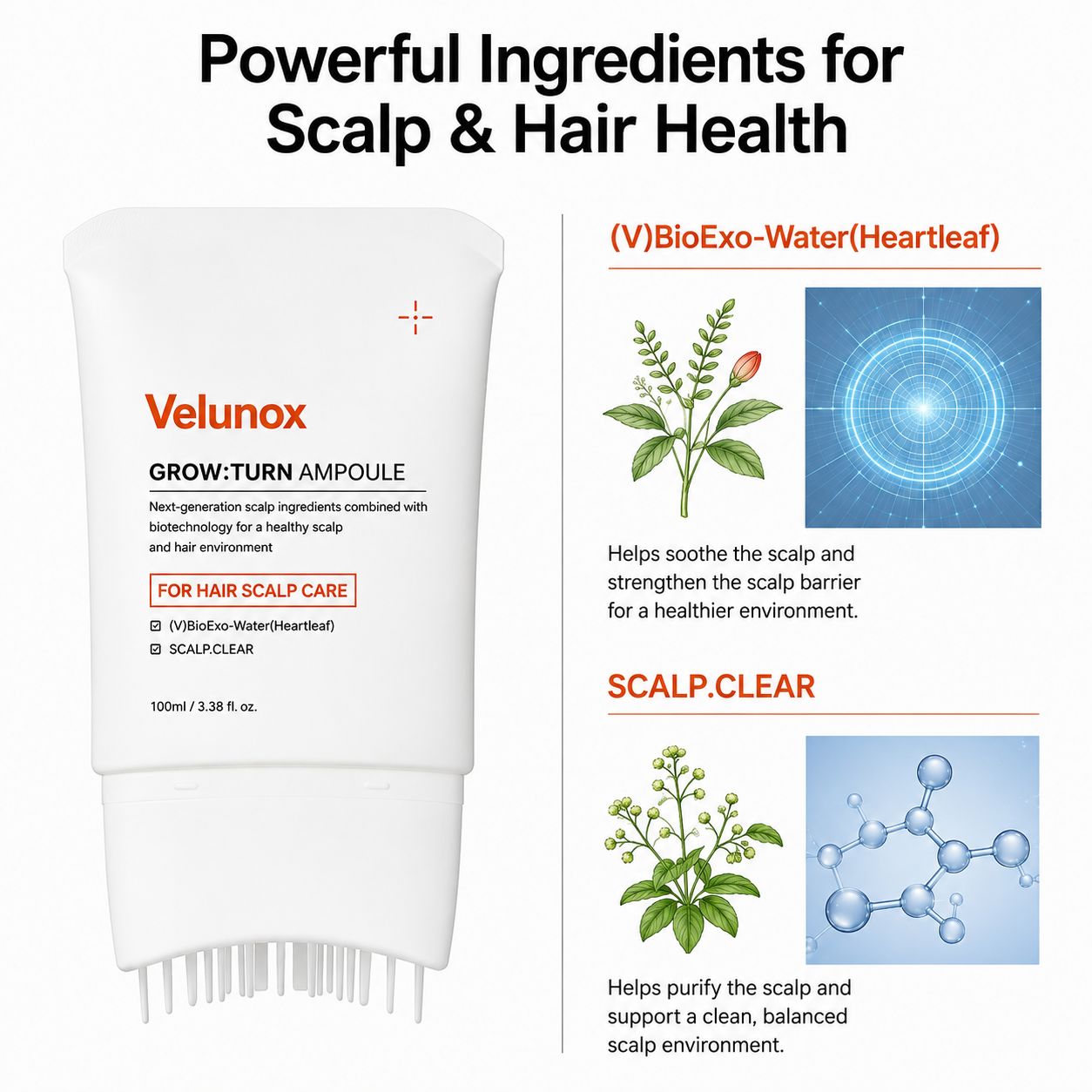 Hair Growth Serum with Massage Brush
